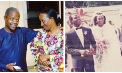 Vice Presidnet Yemi Osinbajo Marks 33rd Wedding Anniversary With Wife