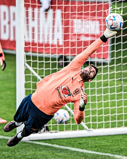 Liverpool Goalie, Alisson Becker Gets The Love From Jesus