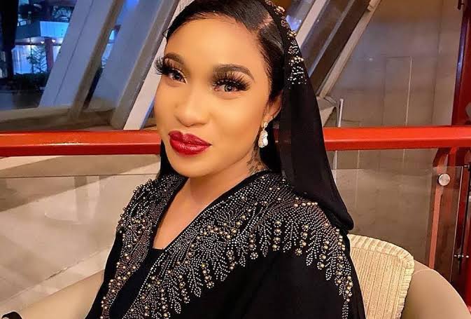 Tonto Dikeh Claims To Be Thankful To God For Not Knowing Her Biological Mother