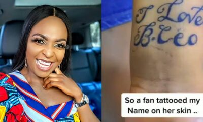 Blessing CEO In Excitement After Fan Tattooed Name On Wrist