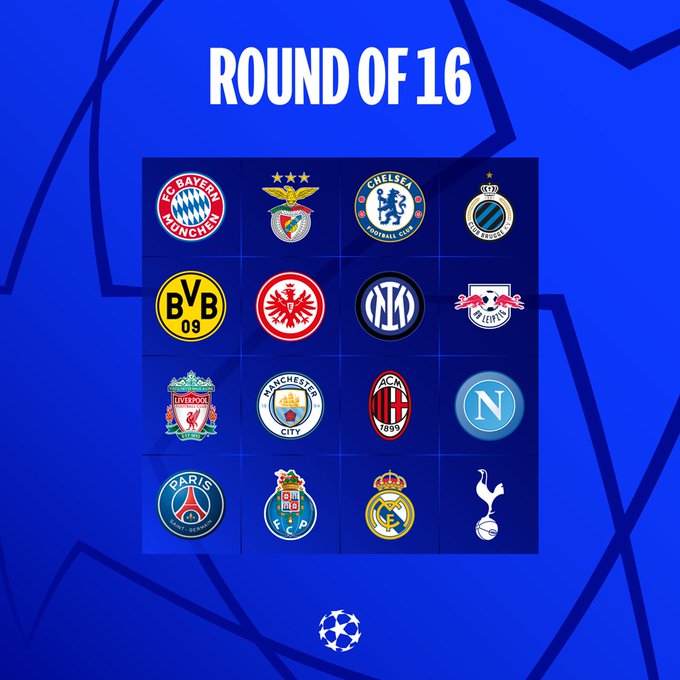 UEFA Champions League Round of 16 Draw And Predictions