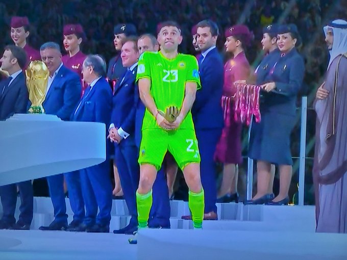 Emi Martinez Holds Mbappe Voodoo Doll During Parade