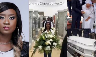 Nikky Laoye Tearfully Pens Tribute As Sammie Okposo Gets Laid To Rest