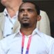 Moment Samuel Eto'o Brutally Attacks Man Outside World Cup 2022 Stadium in Qatar (Video)