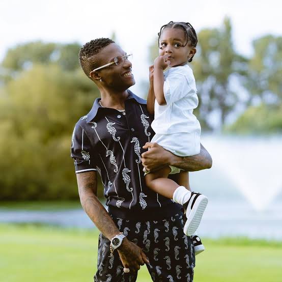 Wizkid's Son, Zion, Melts Heart As He Gifts Out His Toys In Ghana