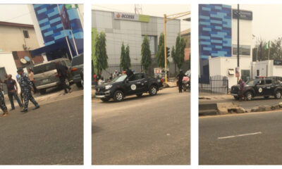 Lagos Bank Attack Foiled: See Dramatic Photos of Police in Action