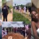 Emotional moment Actress Gbemi Anjola was laid to rest (Video)