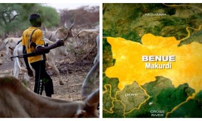 Six Benue communities experience attack by herdsmen