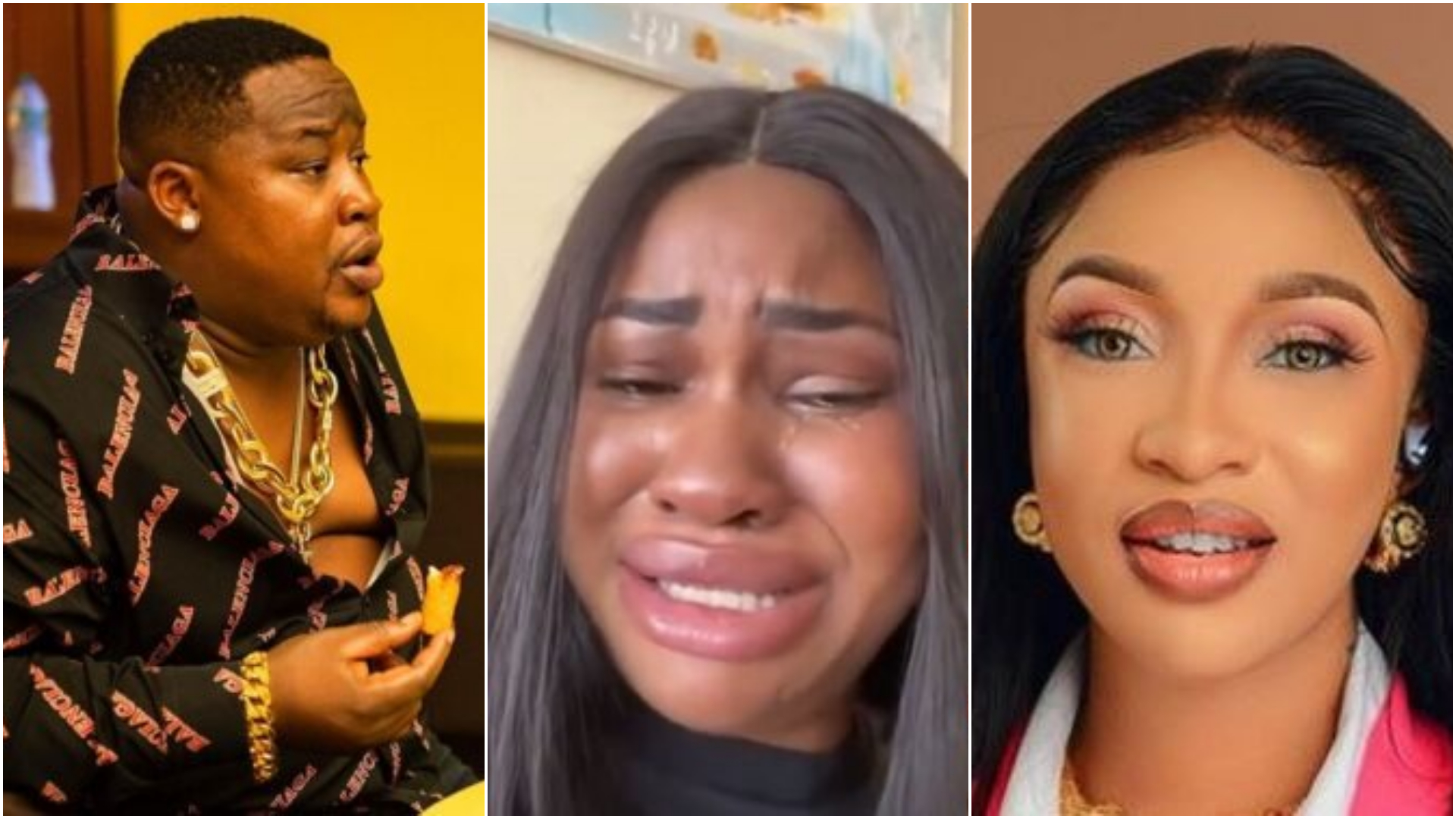 Tonto Dikeh reacts over Cubana Chief Priest baby mama saga (Video)