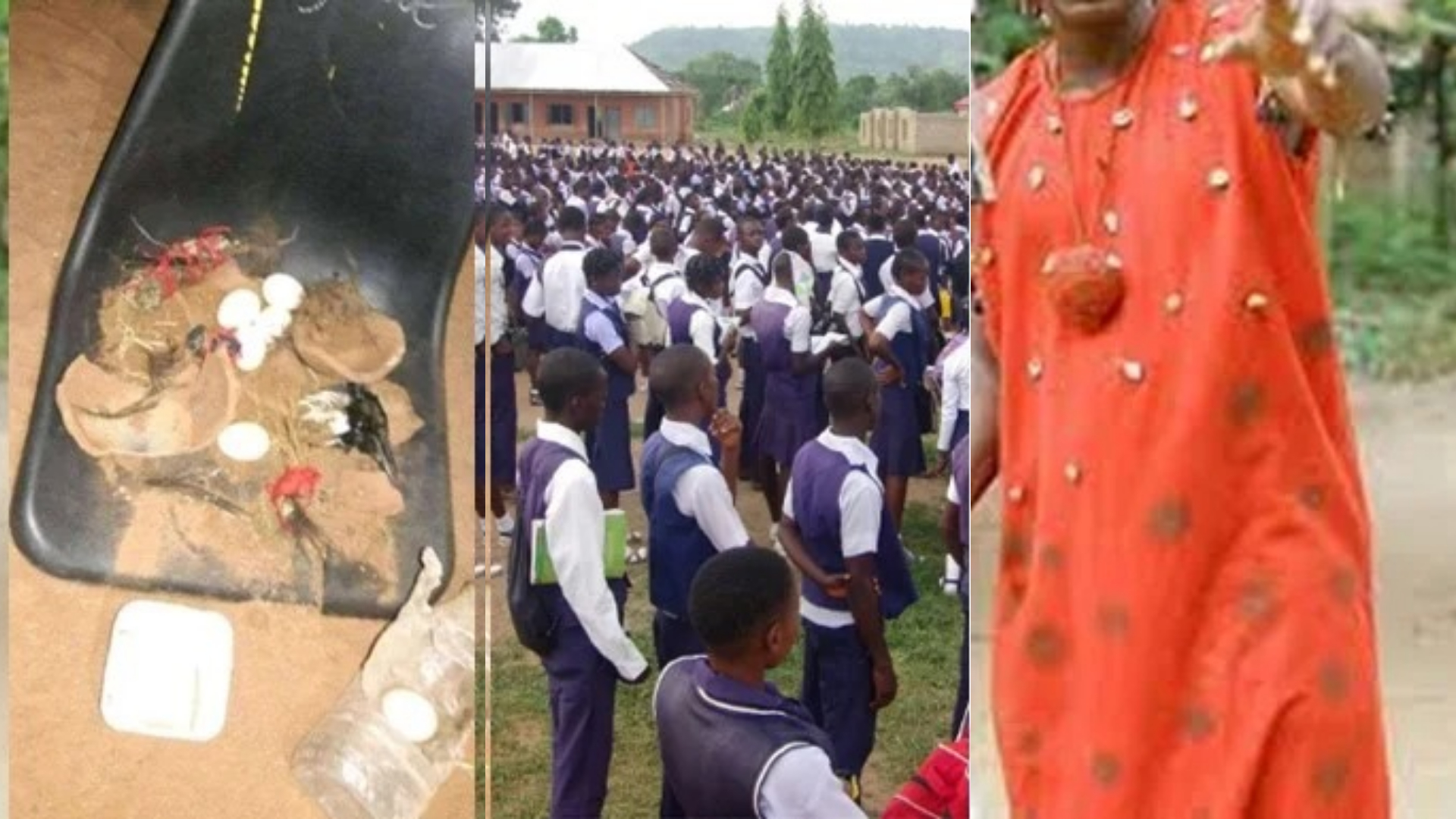 Native doctor uncovers charm buried in school after students complained of ‘spirit’