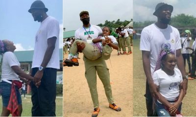 NYSC camp love: Tallest corps member falls inlove with shortest counterpart