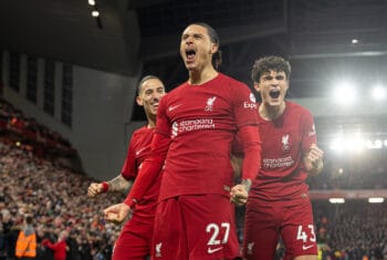 Anfield Needed Against Manchester United -- Virgil van Dijk