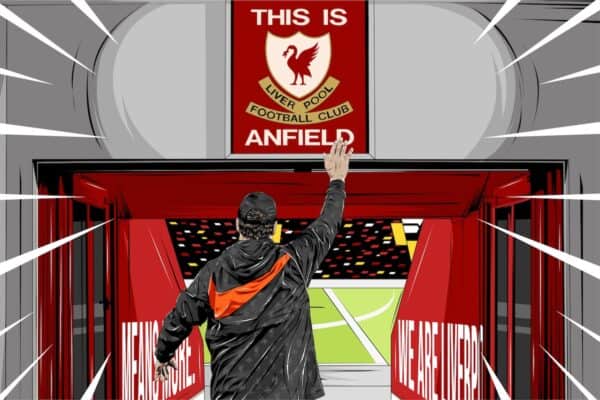 Liverpool Players Banned From Touching Anfield Sign