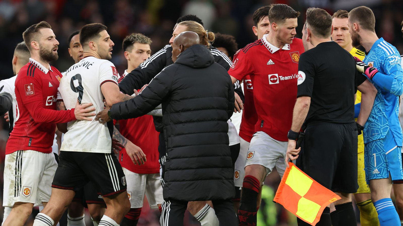 FA Cup: Red Cards Galore With Manchester United Semi-Finalists
