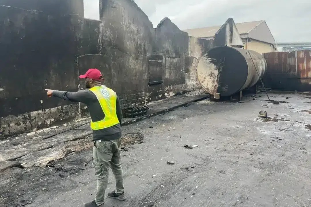 Fire breaks out at warehouse complex in Lagos, properties worth millions destroyed