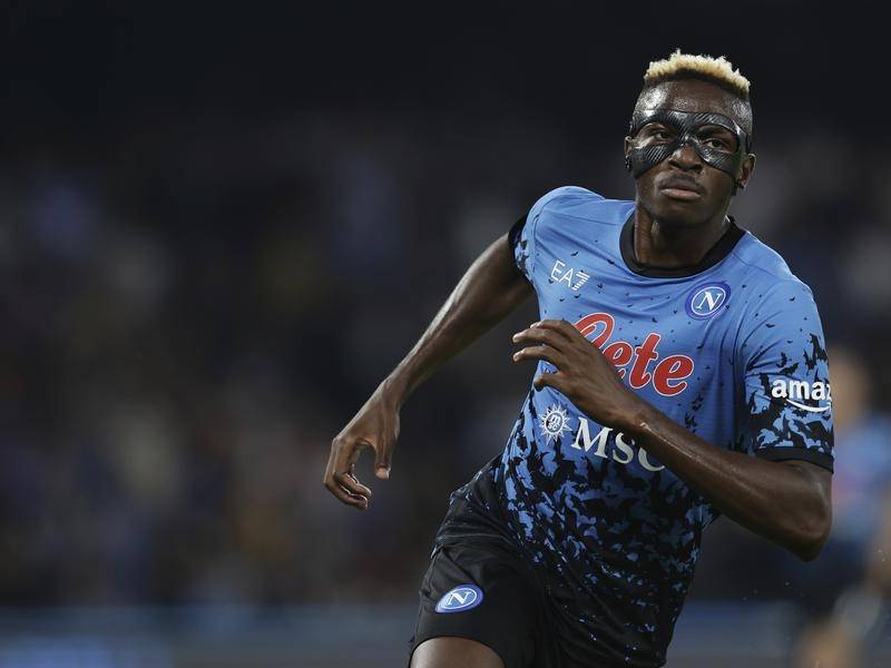 Victor Osimhen missing in action in Napoli's training ground