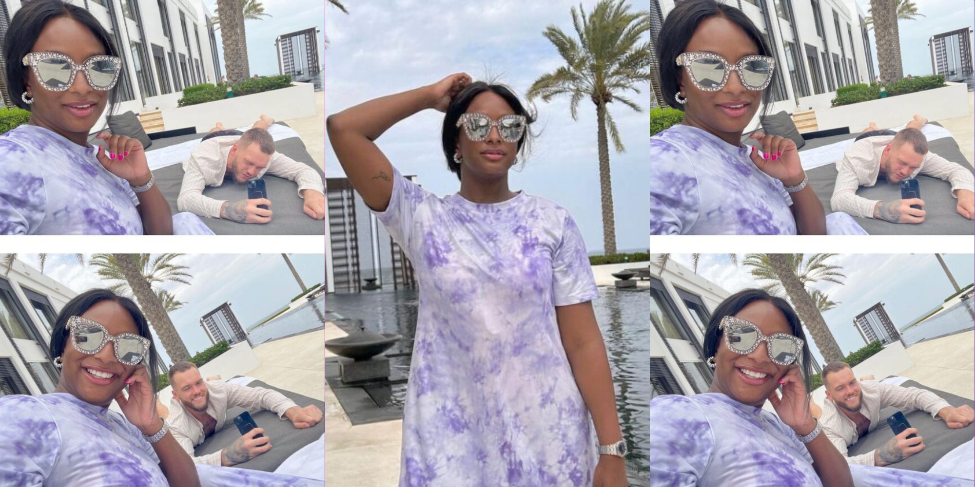 “My life has turned into a constant vacation” – DJ Cuppy goes on vacations with fiancé, Ryan, in Oman