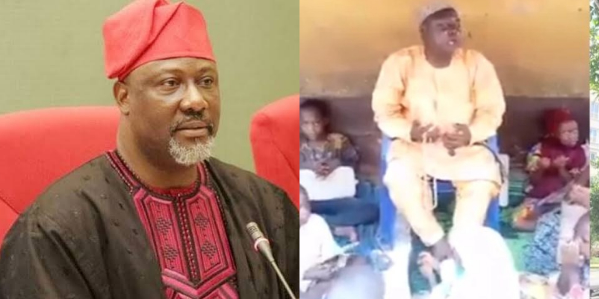 Dino Melaye reacts as Islamic Cleric prays for his success in Kogi Governorship election
