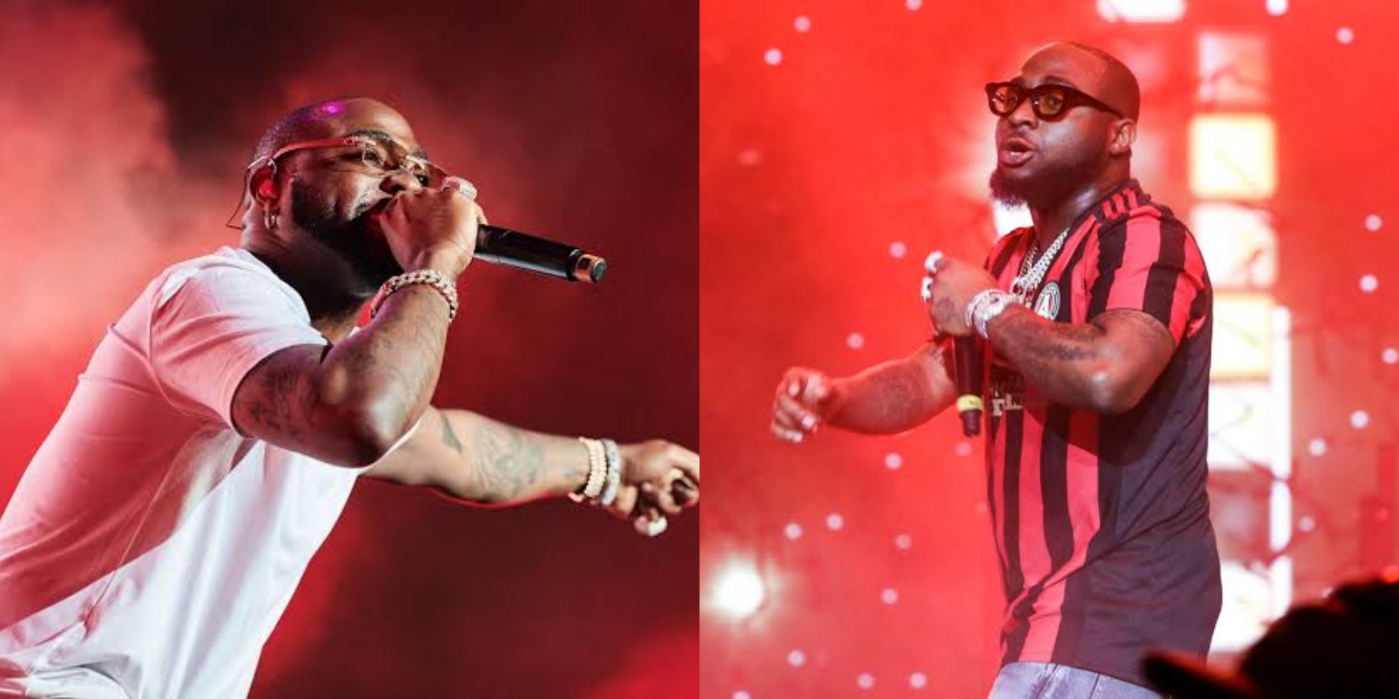 Davido almost throws punch at fan rushing towards him onstage at "Timeless" concert