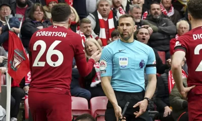 FA to take no actions on Referee who elbowed Andrew Robertson