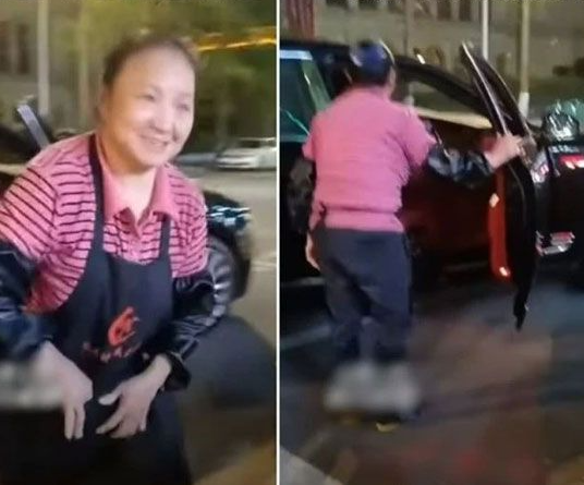 Dishwashing lady goes viral for arriving to work in a restaurant with Bentley [video]