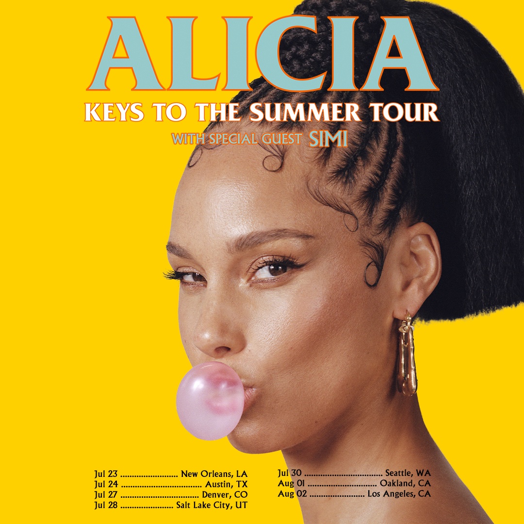 Simi joins Alicia Keys' summer tour