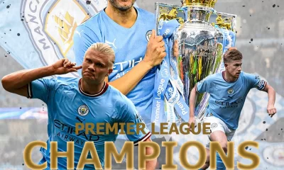 The moment Manchester City won the Premier League