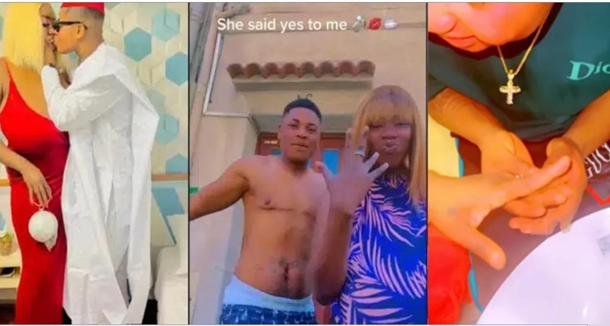 Nigerian transgender man proposes to single mother, video goes viral