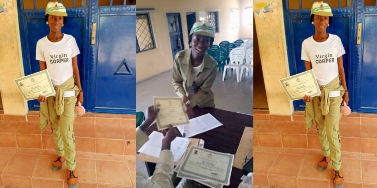 Taraba State University Graduate Celebrates Completion of NYSC Program as a Virgin