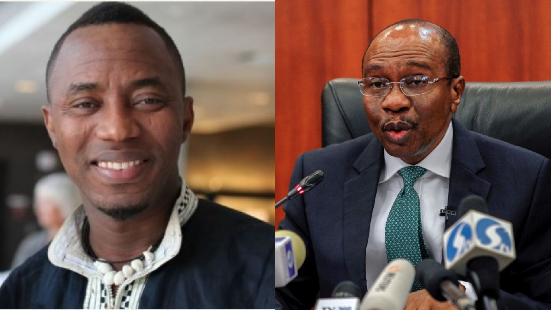 Omoyele Sowore, the 2023 presidential candidate of the African Action Congress (AAC), has expressed support for the suspension of Godwin Emefiele, the Governor of the Central Bank of Nigeria (CBN).
