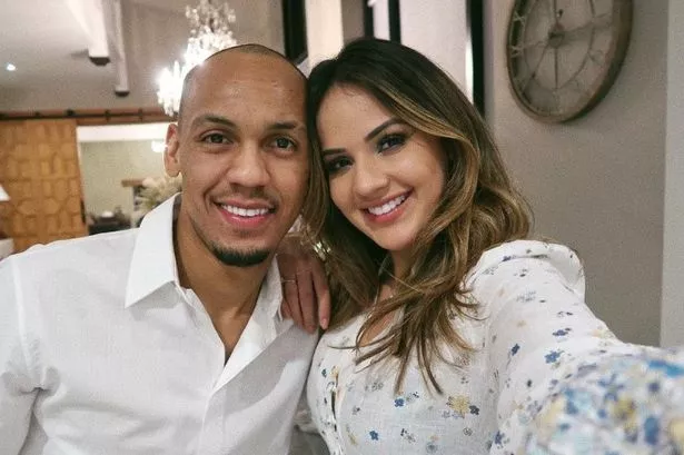 Fabinho's wife, Rebeca Tavares gets emotional over Liverpool exit