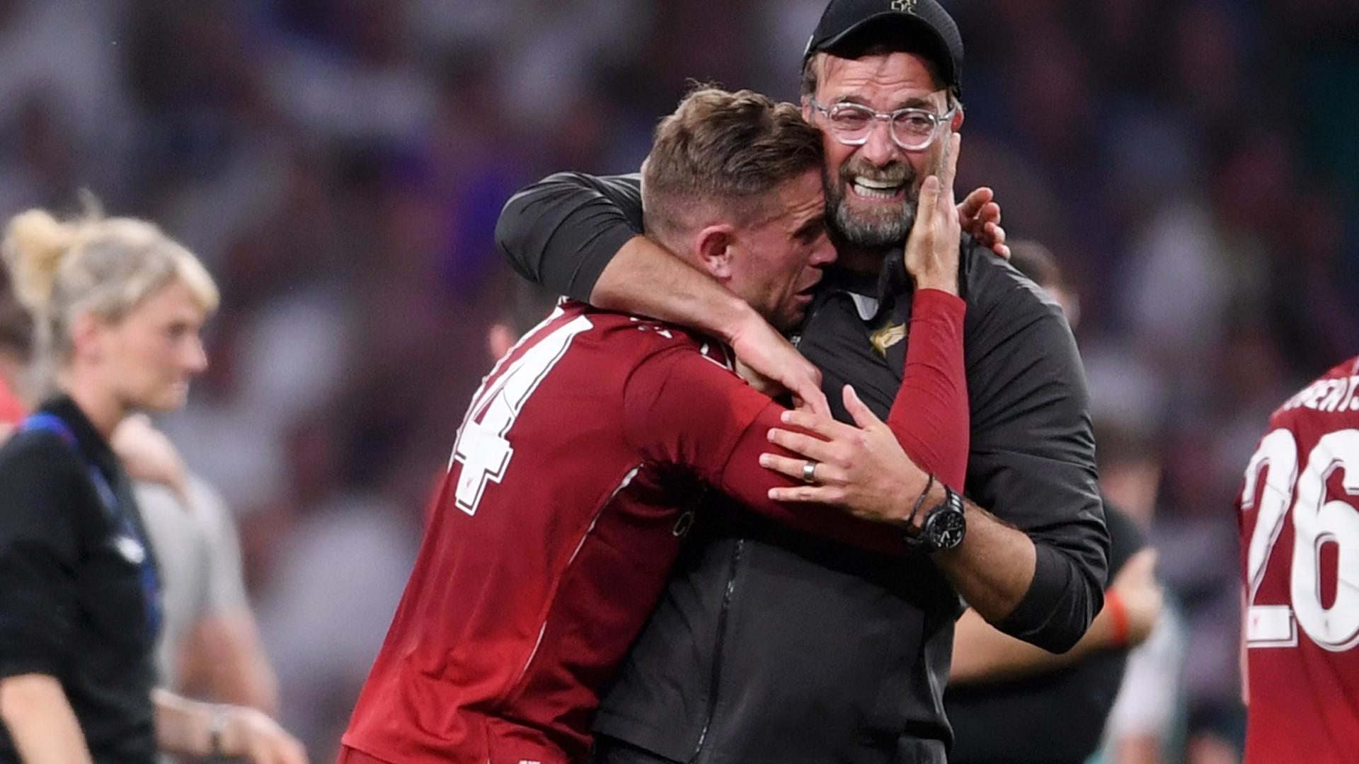 Jordan Henderson spotted filming emotional message at Anfield