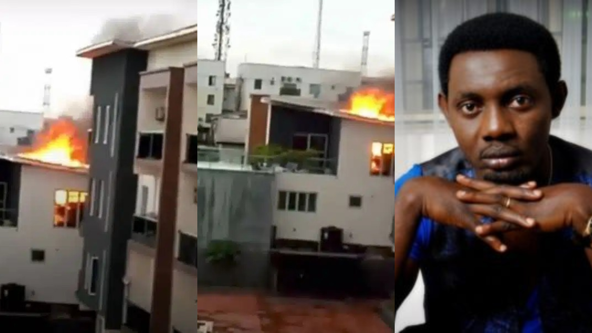 AY Makun reacts over fire outbreak at his residence in Lagos