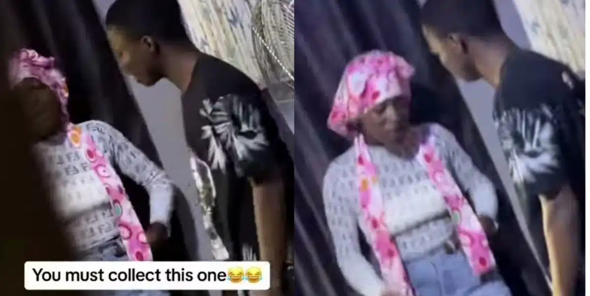 “You must collect this one” – Lady informs boyfriend as she gets pregnant again (Video)
