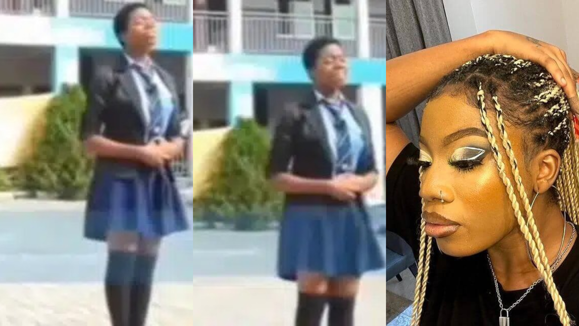 Right after the eviction night, netizens had dug up a throwback video of bbnaija star, Angel Smith when she was still in high school back in 2016.