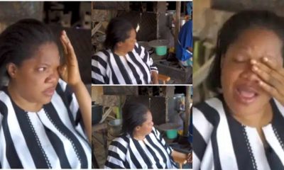 Actress Toyin Abraham weeps, goes emotional as she connects with primary school mate on movie set [video]