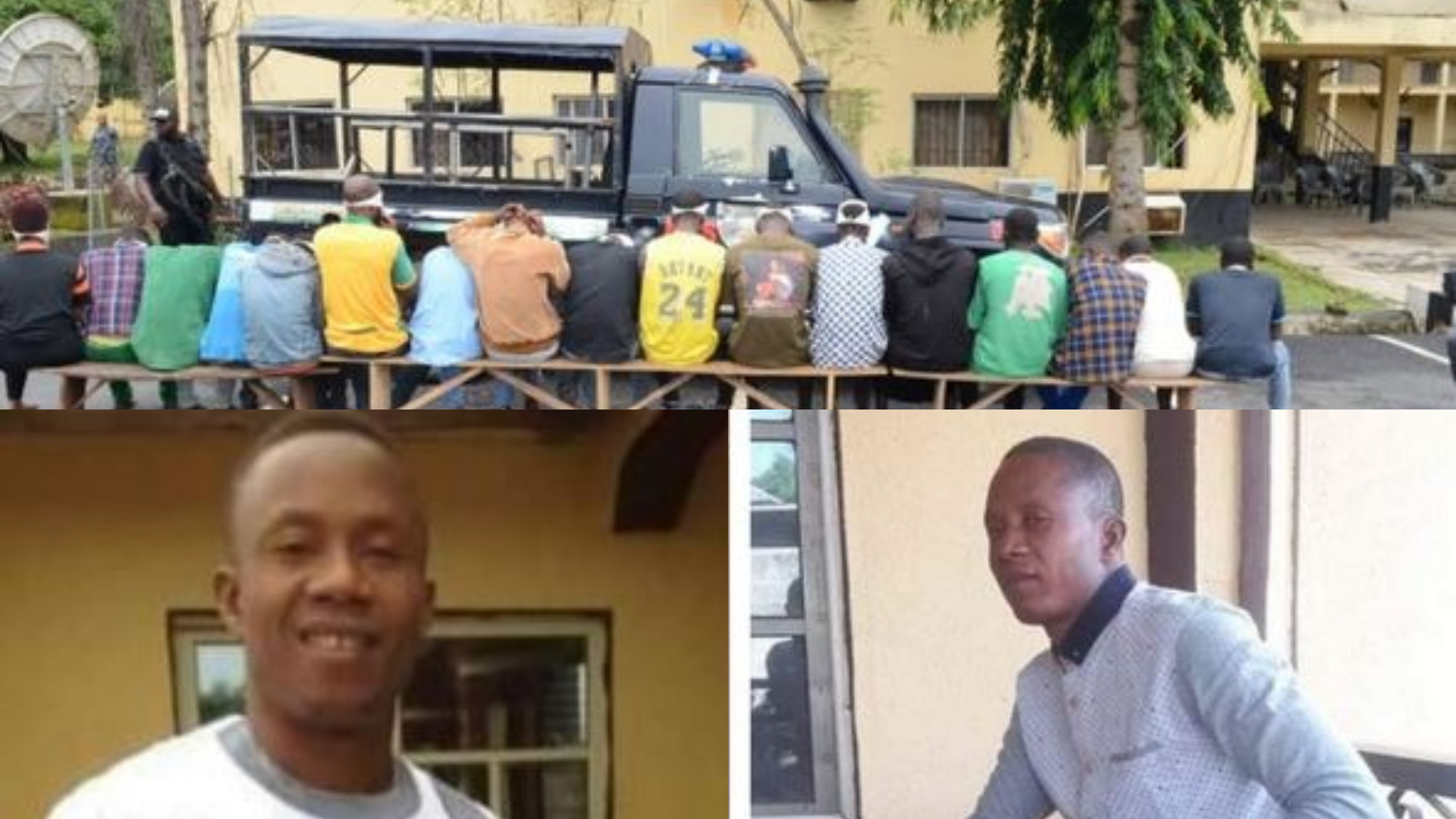 Police parades suspected cultists responsible for the death of POS Operator and stealing his 3.5M in Ekiti