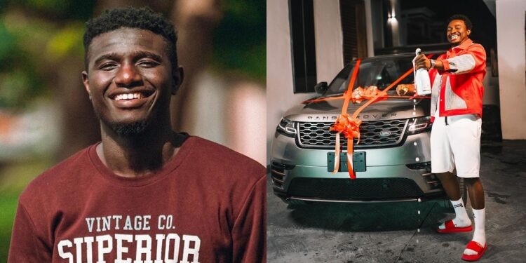 Skitmaker, Nasty Blaq gifts himself a Range Rover as an early birthday present