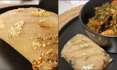 as vendor flaunts N50K gold-laced eba and soup (Video)