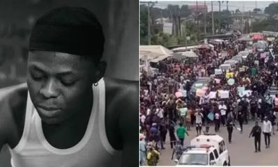 Nigerians cries out for justice, hit the street to protest Mohbad's death [Video]