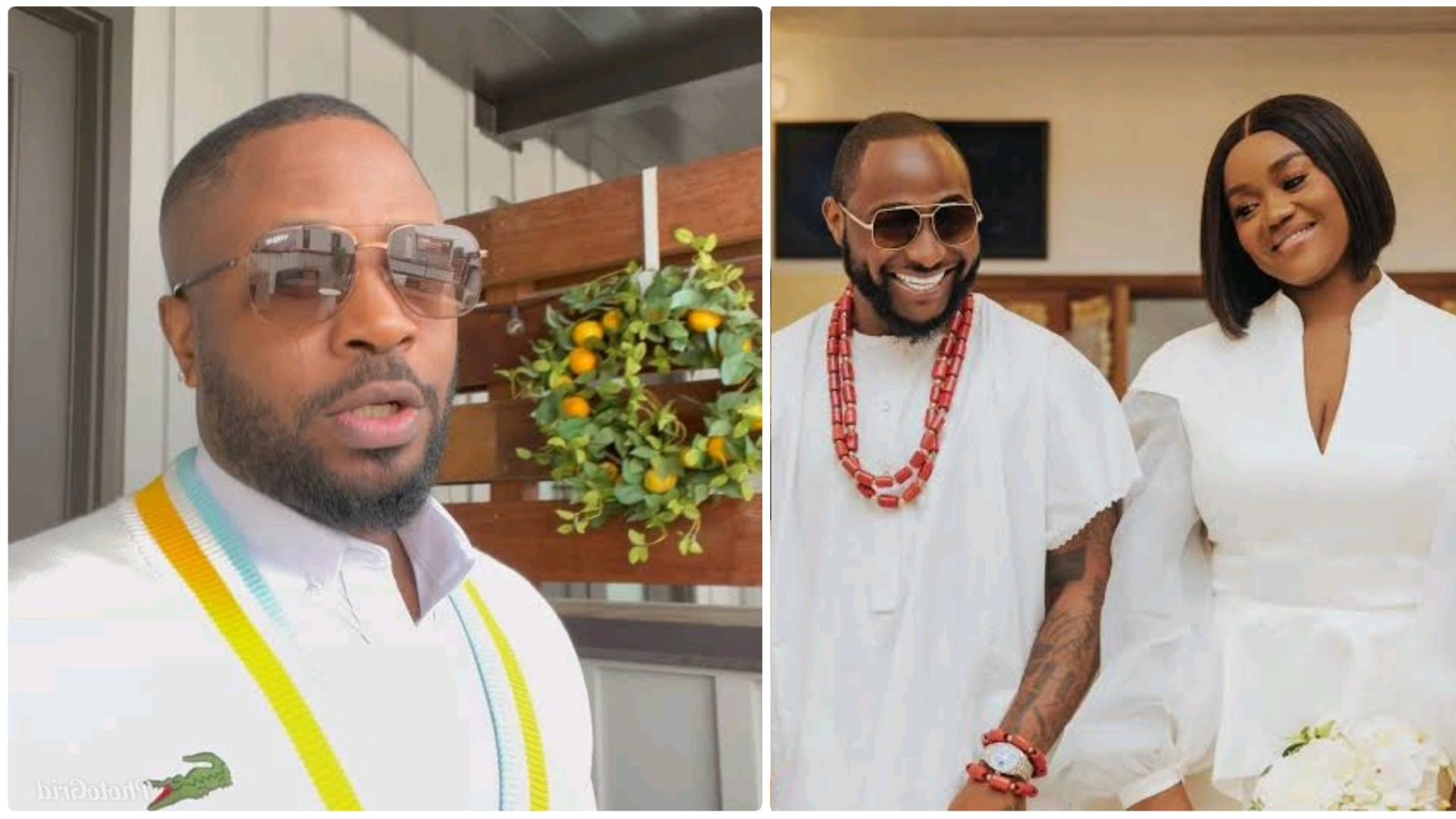 "He is a married man" - Tunde Ednut warns female fans chatting with him for Davido's contact