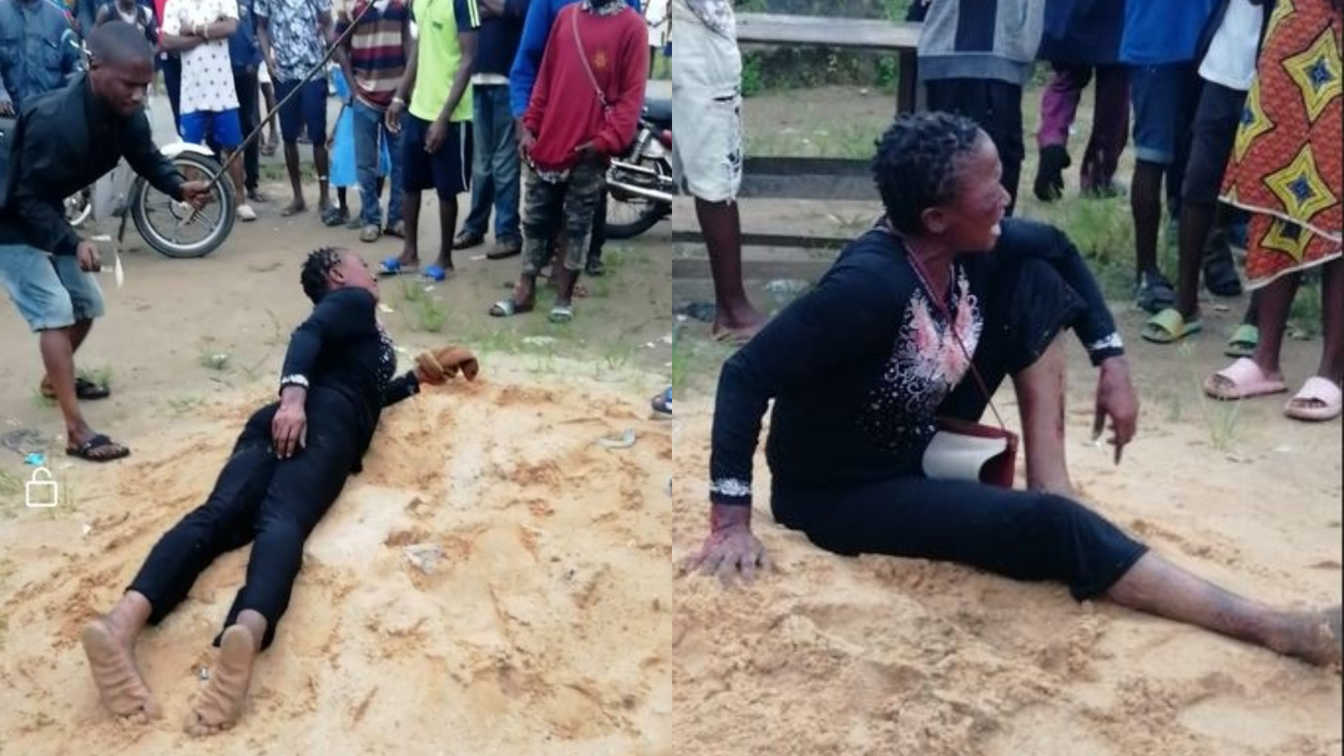 Woman Flogged For Allegedly Stealing Three Bunches Of Plantain In Akwa Ibom