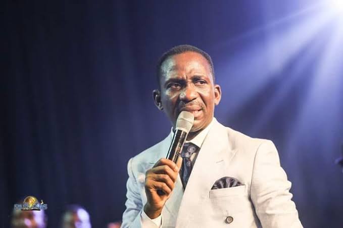 Pastor Paul Enenche visits crashed site of Dunamis Church