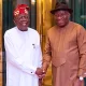 What Goodluck Jonathan discussed with Tinubu in closed door meeting