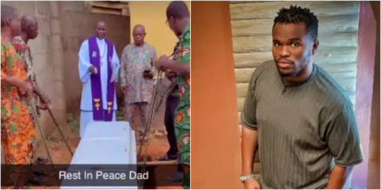 “I intentionally didn’t pick his calls” – Tosin expresses regret after losing father