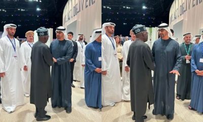 Tinubu Meets UAE President, Sheikh Al Nahyan In Dubai (Photos)