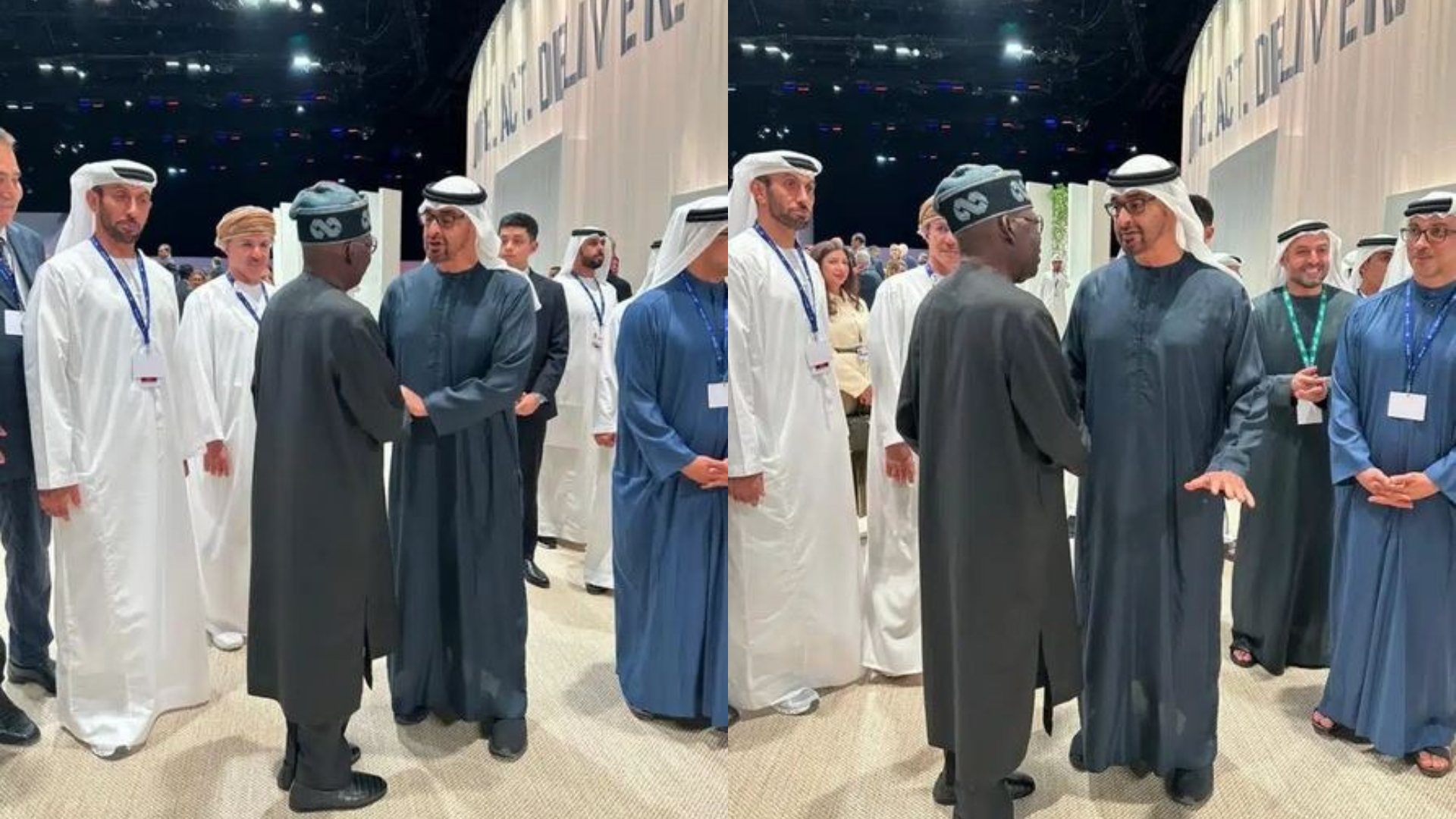 Tinubu Meets UAE President, Sheikh Al Nahyan In Dubai (Photos)