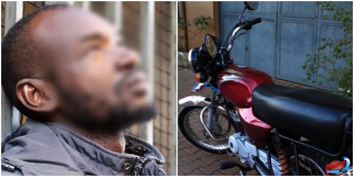 man has found himself in a difficult situation after he lost his precious motorcycle that was allegedly placed outside a brothel in Enugu