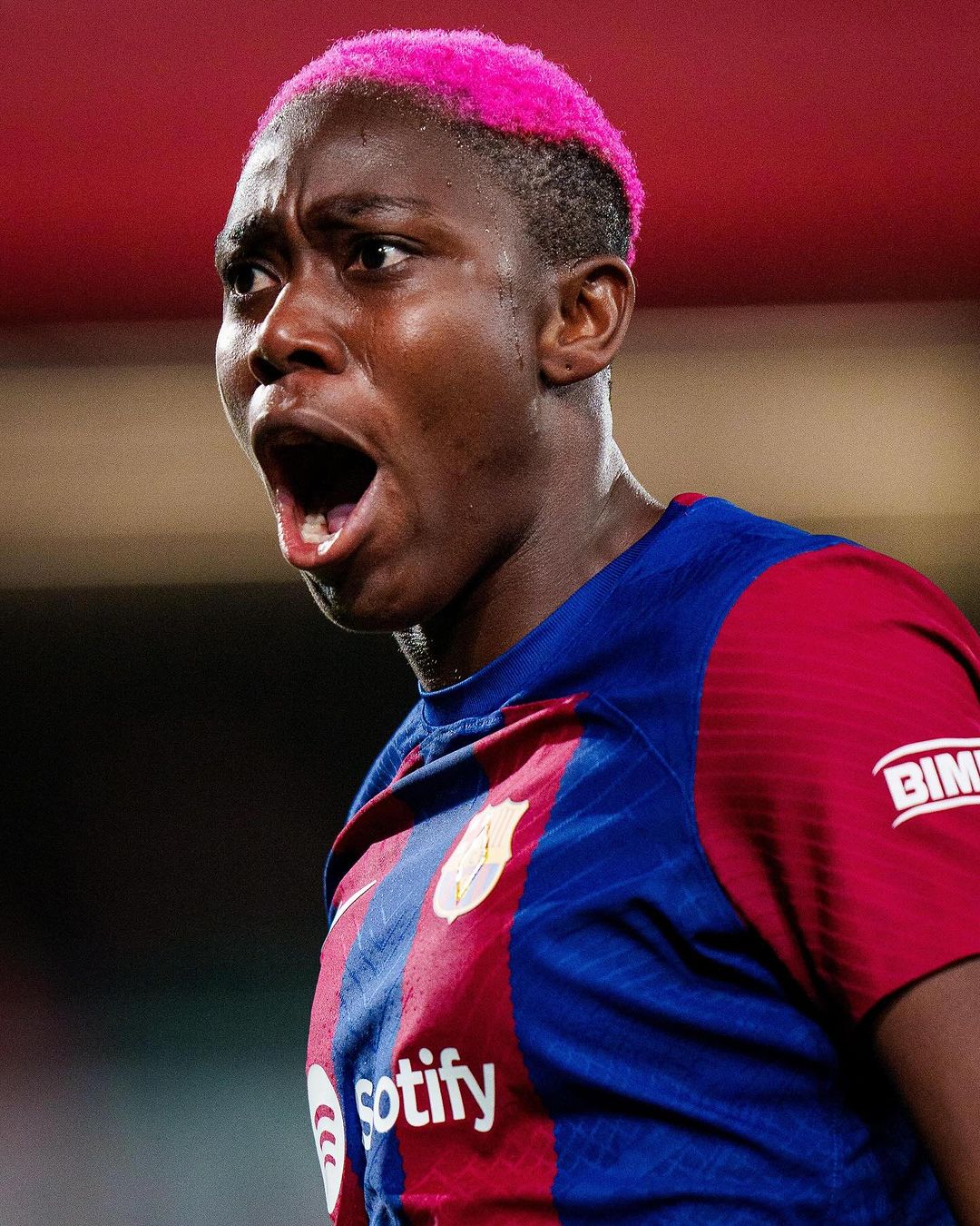 Barcelona Femeni striker, Asisat Oshoala reacts to CAF Awards