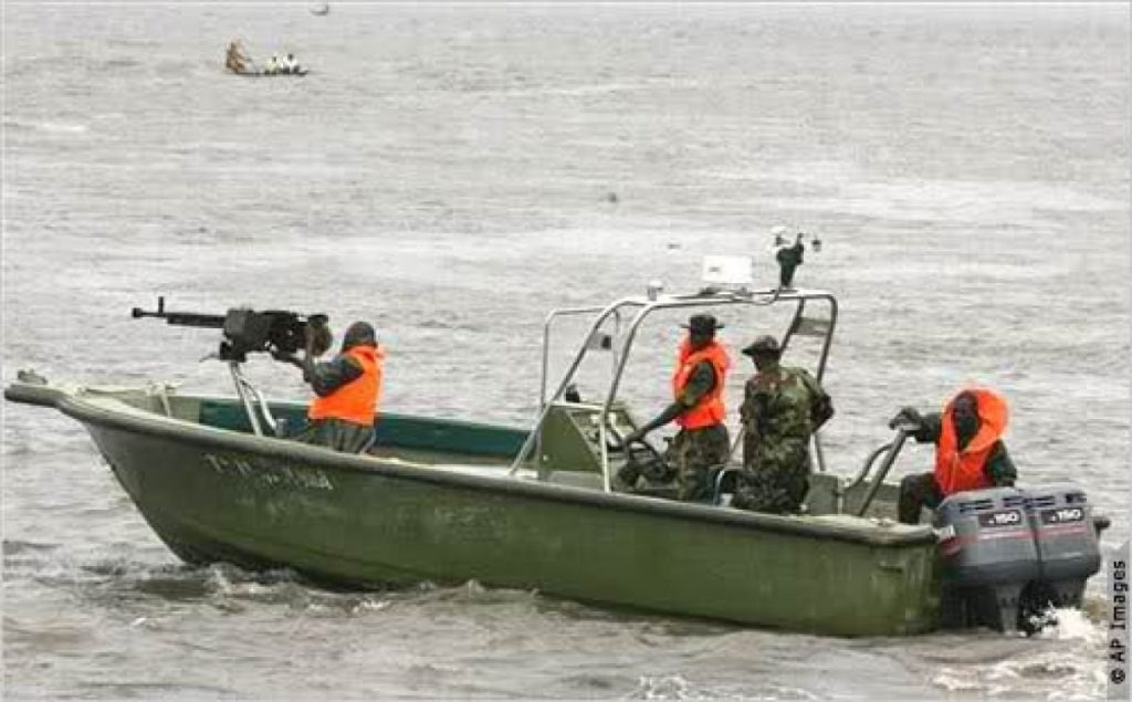 two Indians, were seized by the Nigerian Navy Forward Operating Base (FOB) Formoso for breaching the Sea Fisheries Act near the Brass coastline in Bayelsa State.